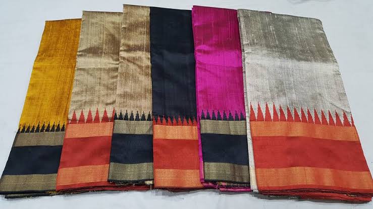 Souvenirs from Indian States: Kosa Silk Saree from Chhattisgrah