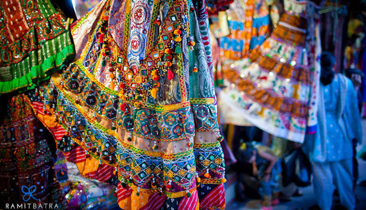 Souvenirs from Indian States: Gujarat Textile market