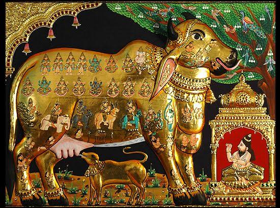 Souvenirs from Indian States: Tanjore Painting from Tamil Nadu