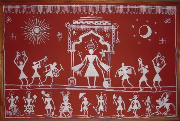 Souvenirs from Indian States: Warli Painting from Maharashtra