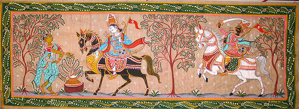 Souvenirs from Indian States: Pattachitra Painting from Odisha