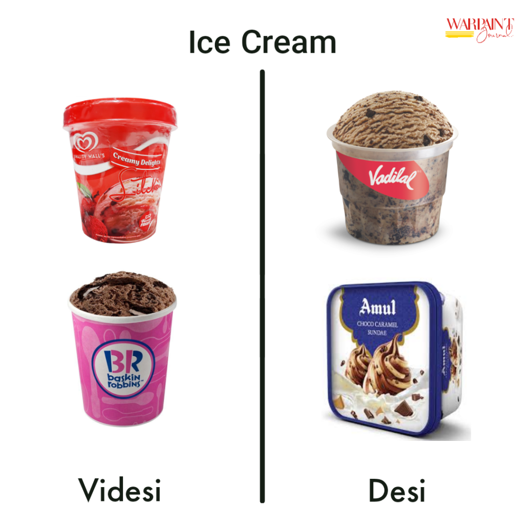 (#makeinIndia) desi, videshi - ice creams