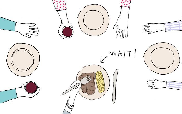 Ultimate table manners guide- when to eat