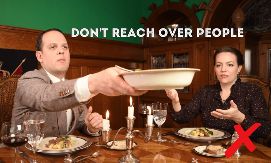 Do Not Reach Over People