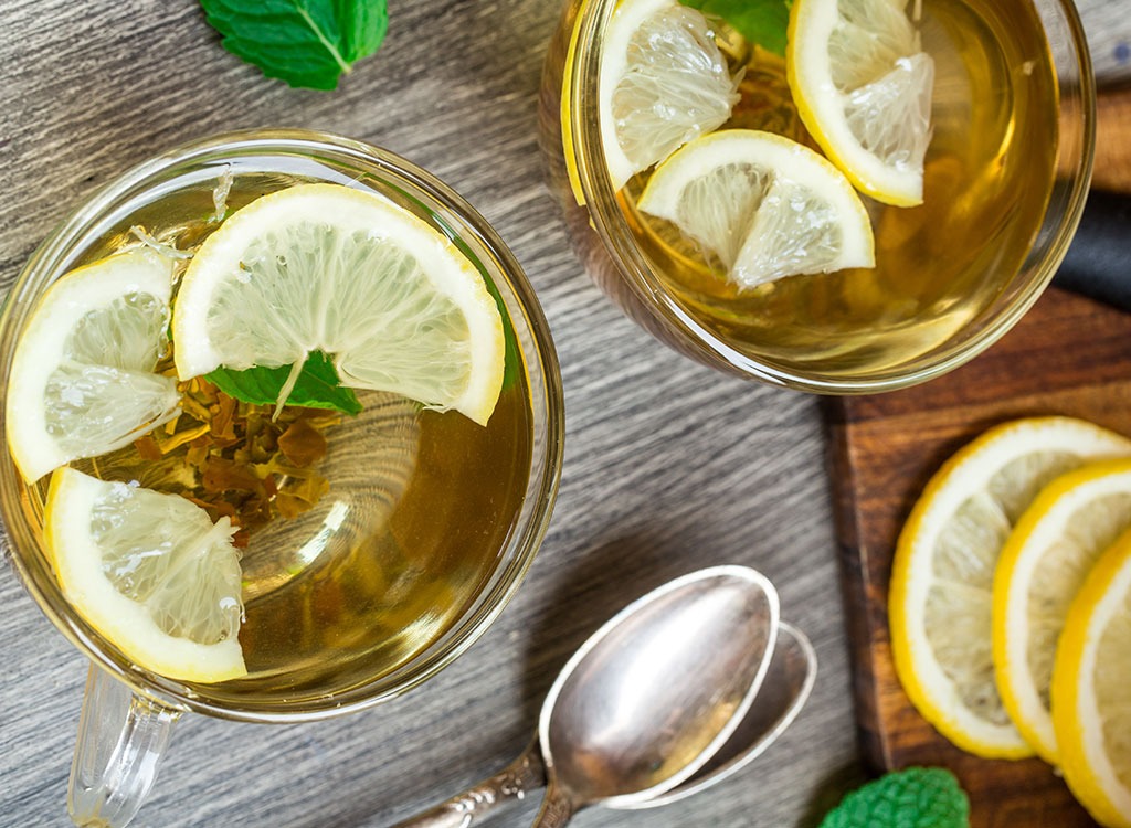 Green Tea and lemon detox drink- The morning detox