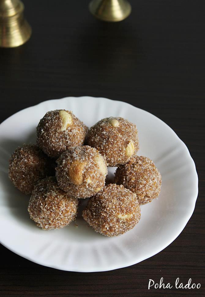 Poha recipes laddoos